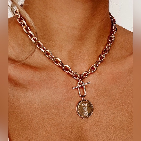 NWT I Love You Charm Necklace - Picture 2 of 3